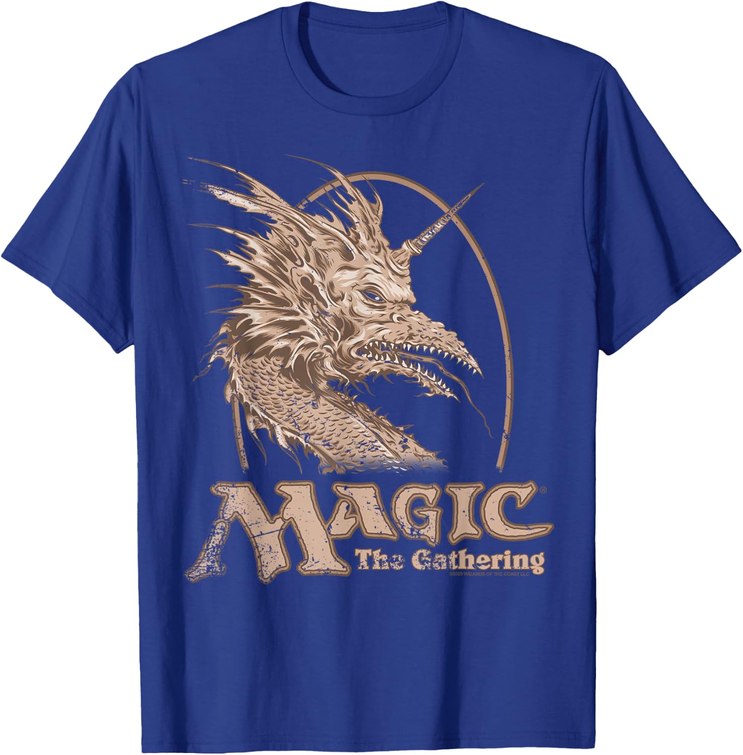 Magic: The Gathering Retro Dragon Logo T-Shirt - T-Shirt | Royal