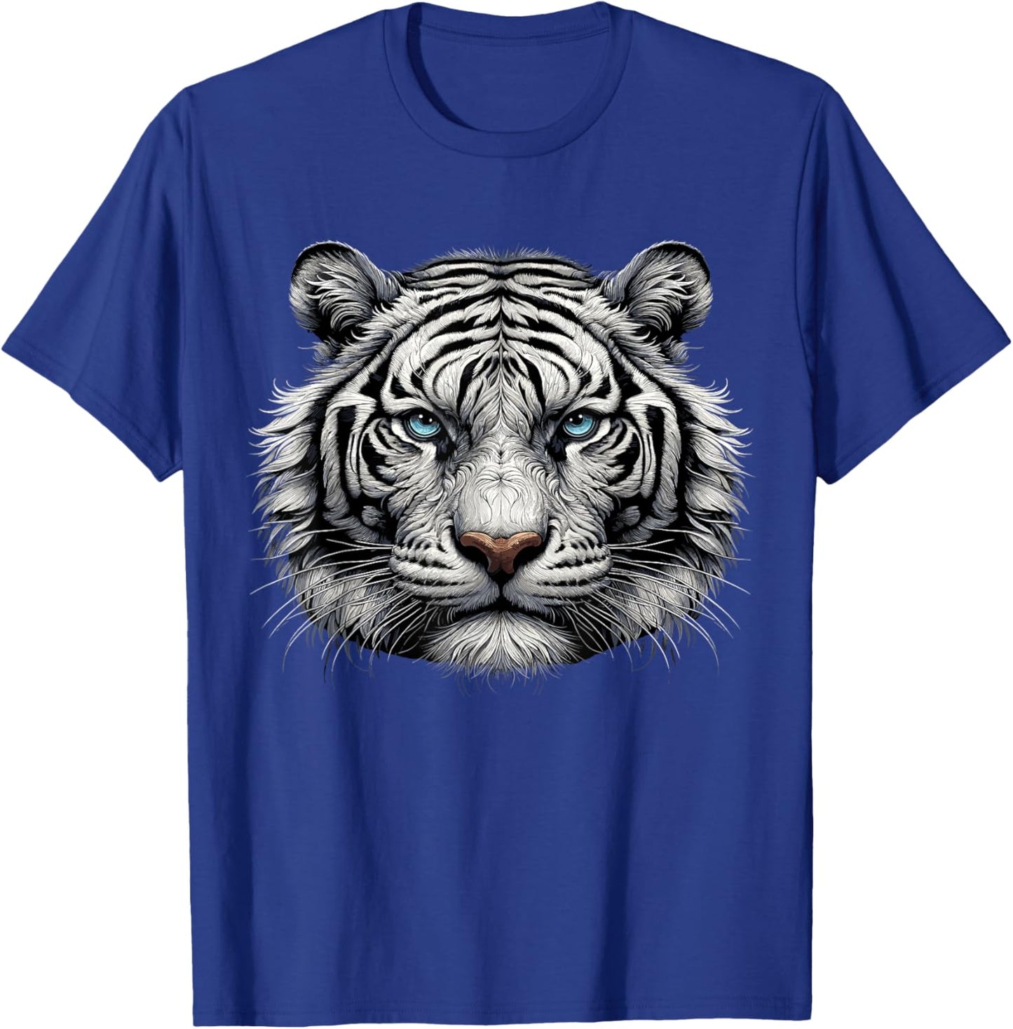 White Bengal Tiger Animal T-Shirt - T-Shirt | Royal