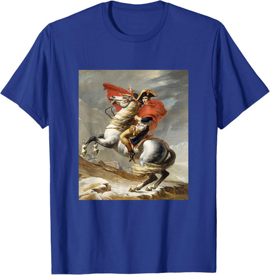 Napoleon Bonaparte Jacques-Louis David Neoclassicism Art T-Shirt - T-Shirt | Royal