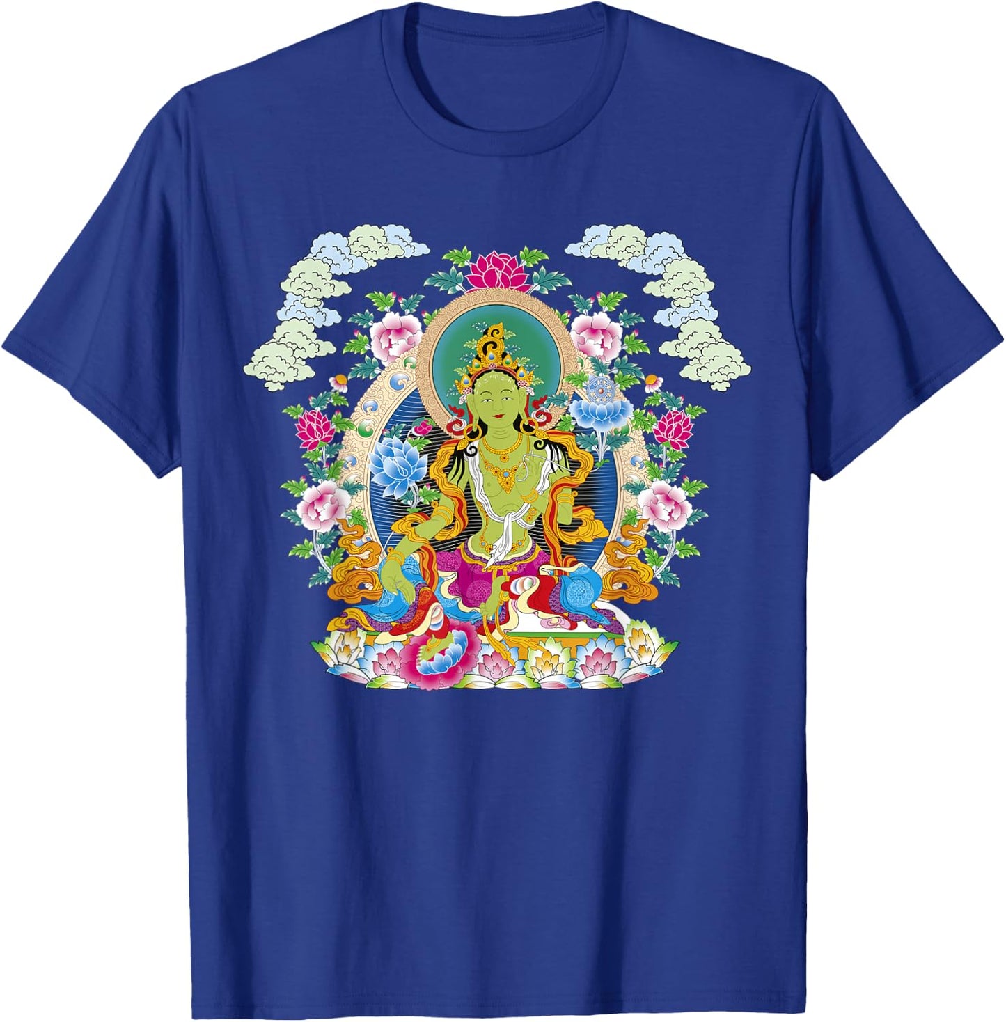 Thangka Buddha Yoga Mandala Meditation Buddhism Namaste T-Shirt - T-Shirt | Royal