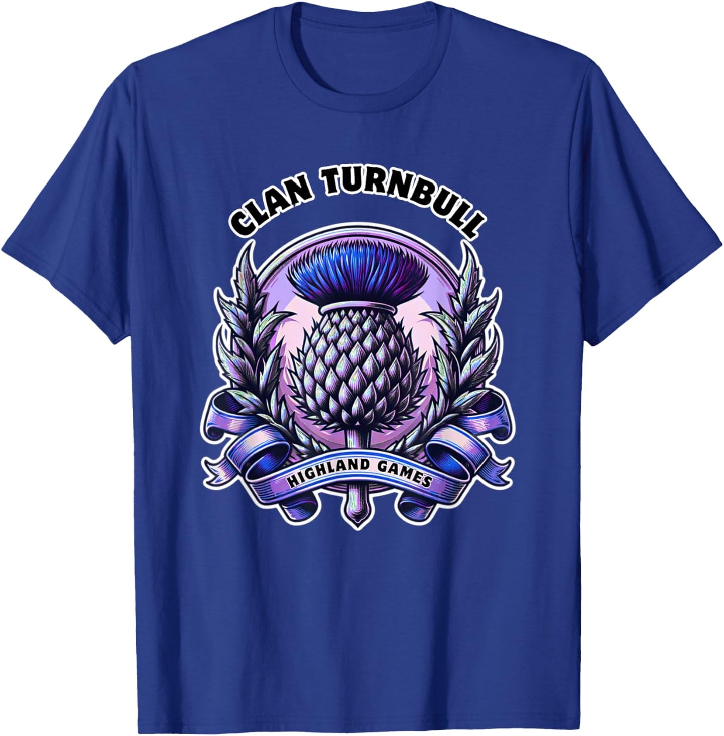 Turnbull Clan Scottish Thistle Gaelic Games T-Shirt - T-Shirt | Royal