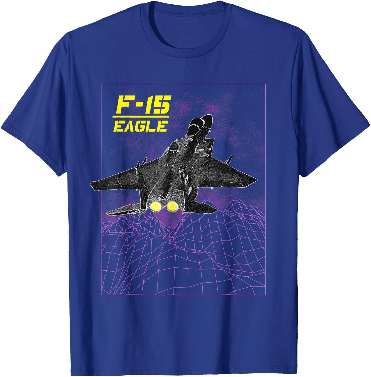 F-15 Eagle Fighter Jet T-Shirt - T-Shirt | Royal