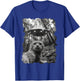 Funny Cat UFO, Funny Alien Cat Selfie UFO for Cats Lovers T-Shirt - T-Shirt | Royal