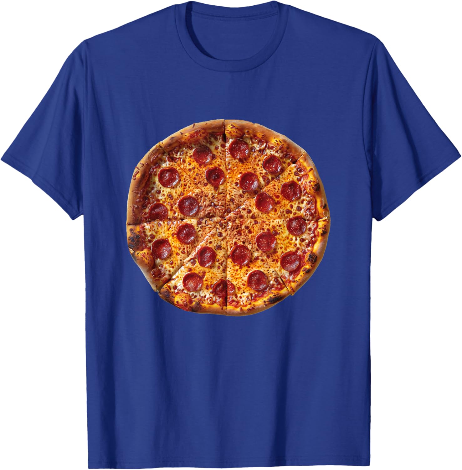 Funny Pizza Graphic T-Shirt - T-Shirt | Royal
