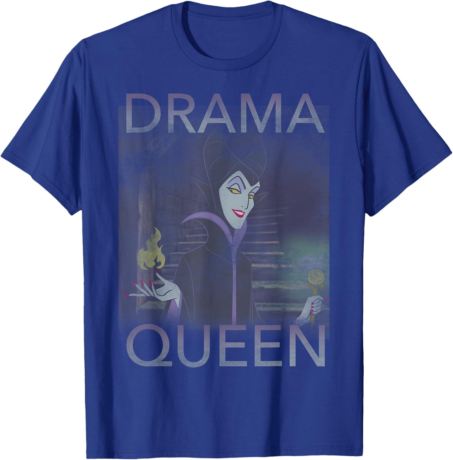 Disney Villains Maleficent Drama Queen Portrait T-Shirt - T-Shirt | Royal