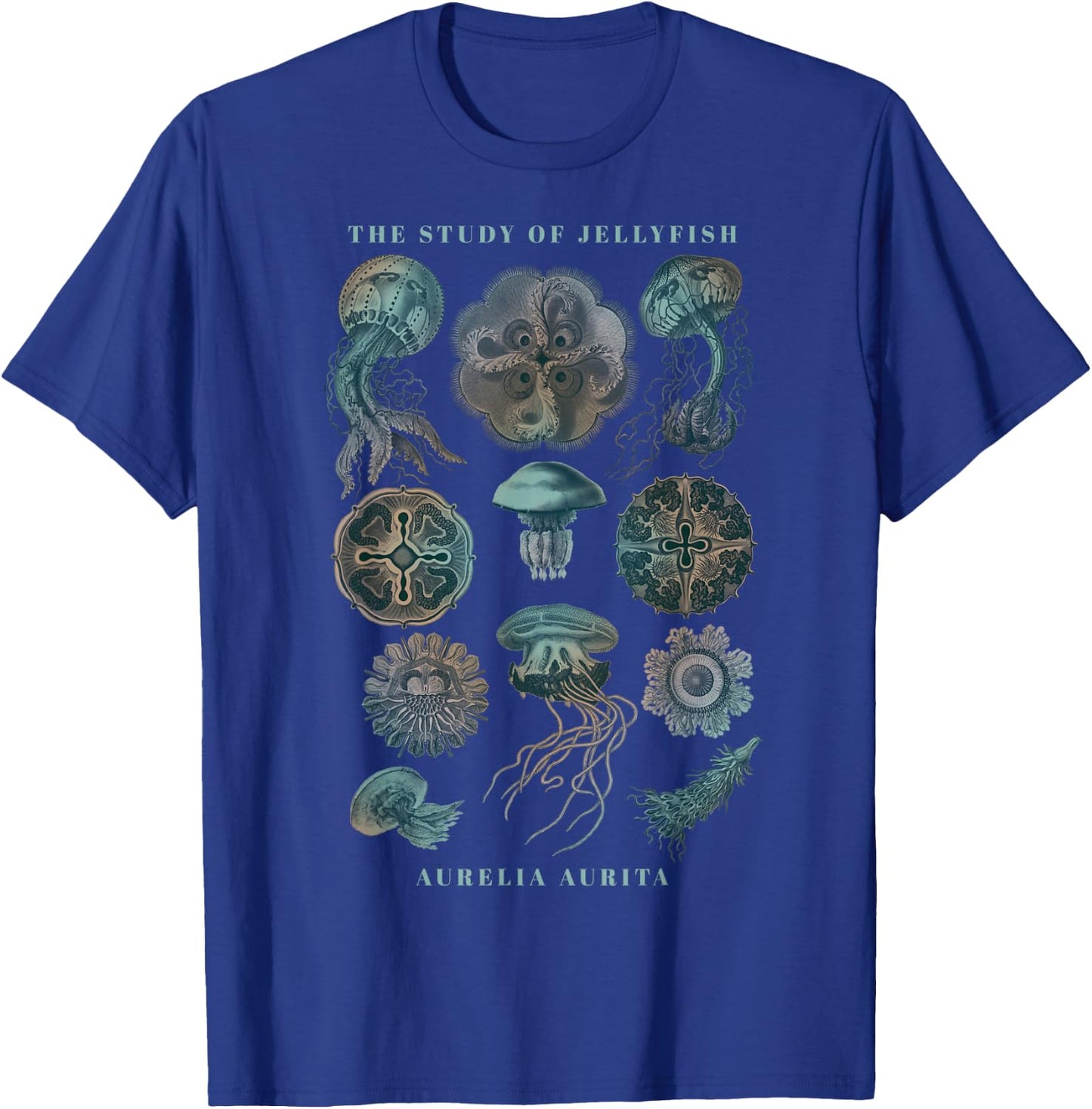 Earth Day The Study of Jellyfish T-Shirt - T-Shirt | Royal