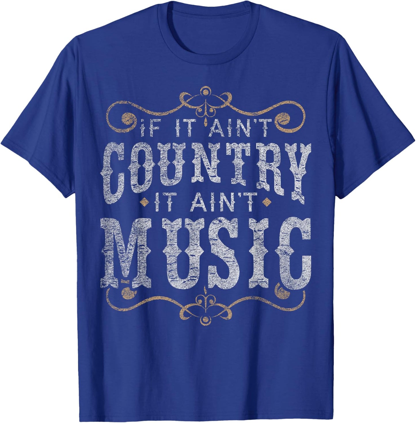 Country Music Fan Country Musician Country Music Lover T-Shirt - T-Shirt | Royal