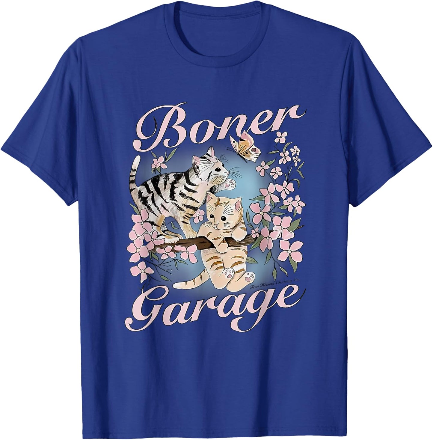 New Funny Kitty Boner Garage Funny Women T-Shirt - T-Shirt | Royal
