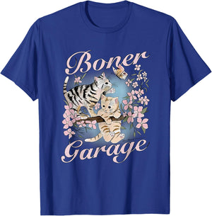 New Funny Kitty Boner Garage Funny Women T-Shirt - T-Shirt | Royal