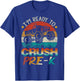 I'm Ready To Crush Pre-K Monster Truck Vintage Boys Gift T-Shirt - T-Shirt | Royal