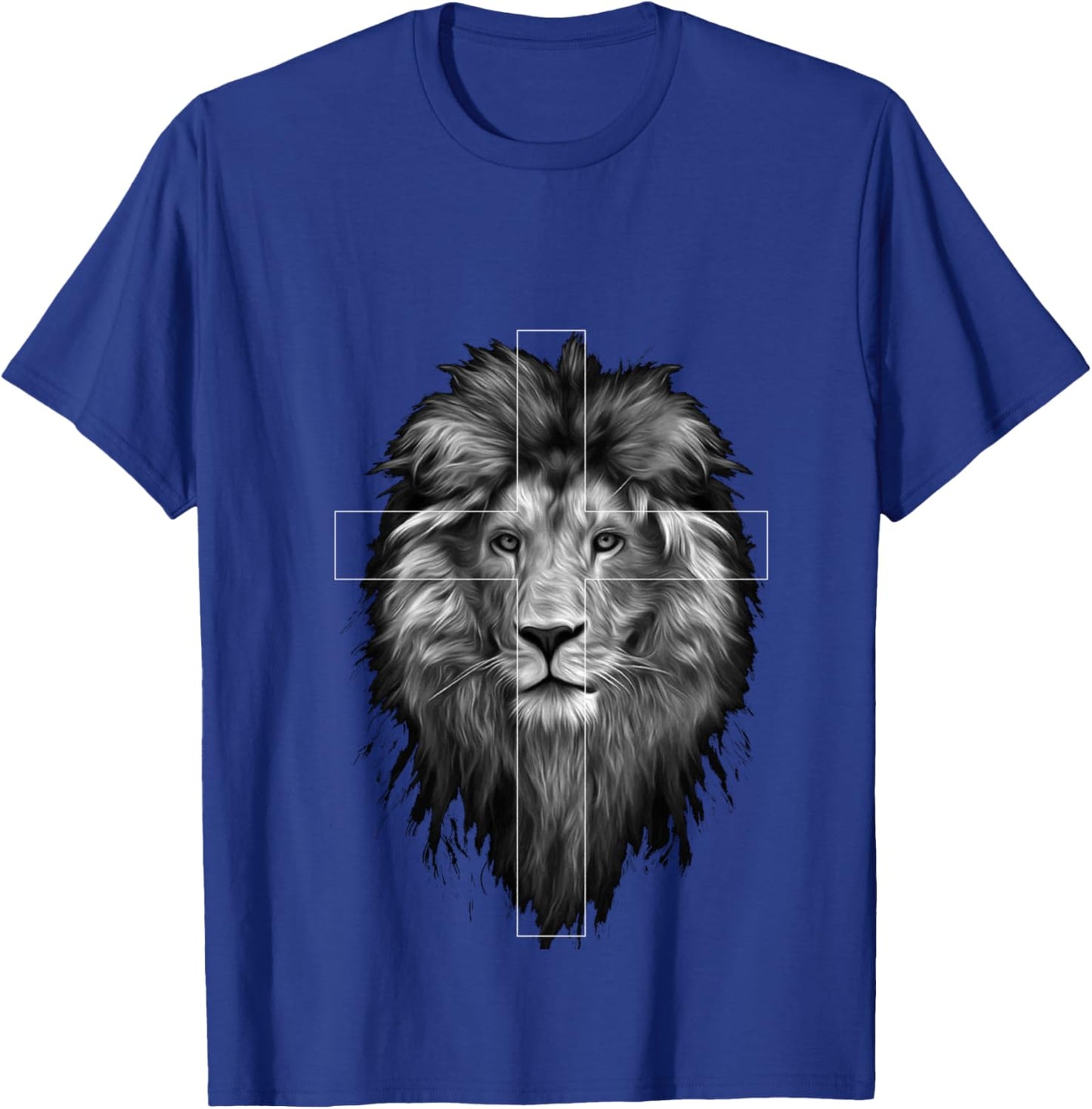 Jesus Lion of Judah | Christian Jesus T-Shirt - T-Shirt | Royal
