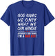 God Give Us Only What We Can Handle T-Shirt - T-Shirt | Royal