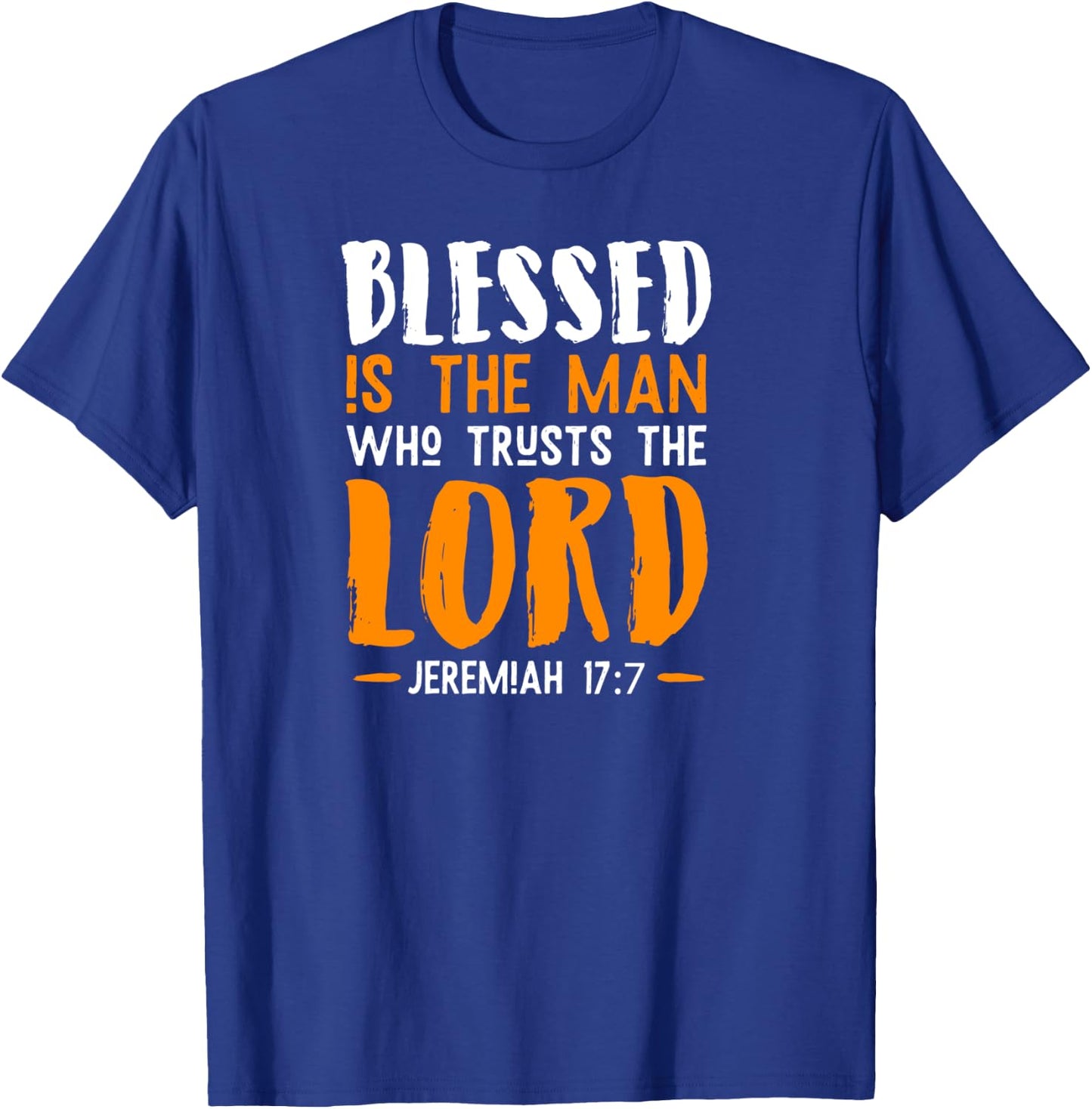 Bible Verse Faith Christianity Religious Gift Prayer T-Shirt - T-Shirt | Royal