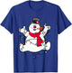 Frosty The Snowman Christmas Lights Portrait T-Shirt - T-Shirt | Royal
