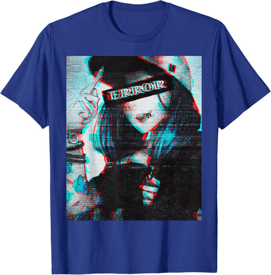 Sad Boys Girls Japanese Retro 80s 90s Futurism Anime Retro Hentai T-Shirt - T-Shirt | Royal