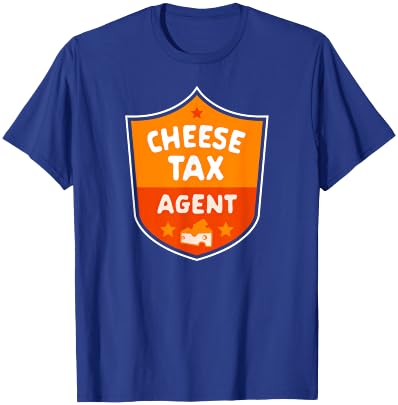 Cheese Tax Agent Funny Cheese Lover Snack Food Foodie Gift T-Shirt - T-Shirt | Royal