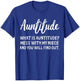 Auntitude Idea For Aunts With Attitude Funny Auntie T-Shirt - T-Shirt | Royal
