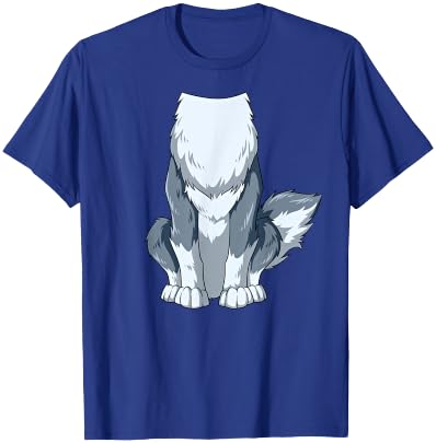 Easy Wolf Costume Wolf Body Headless Wolf Costume T-Shirt - T-Shirt | Royal
