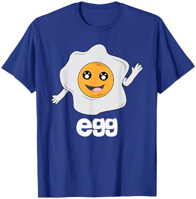 Funny Bacon And EGG Duo Valentines Halloween Easy Costume T-Shirt - T-Shirt | Royal