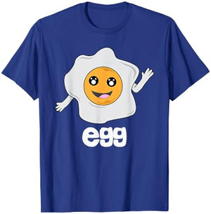 Funny Bacon And EGG Duo Valentines Halloween Easy Costume T-Shirt - T-Shirt | Royal