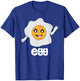 Funny Bacon And EGG Duo Valentines Halloween Easy Costume T-Shirt - T-Shirt | Royal