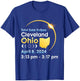Totality Solar Eclipse In Cleveland Ohio On April 08 2024 T-Shirt - T-Shirt | Royal