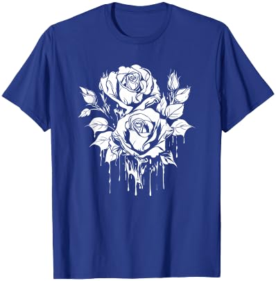 Goth Cool Gothic Occult - Red Rose T-Shirt - T-Shirt | Royal