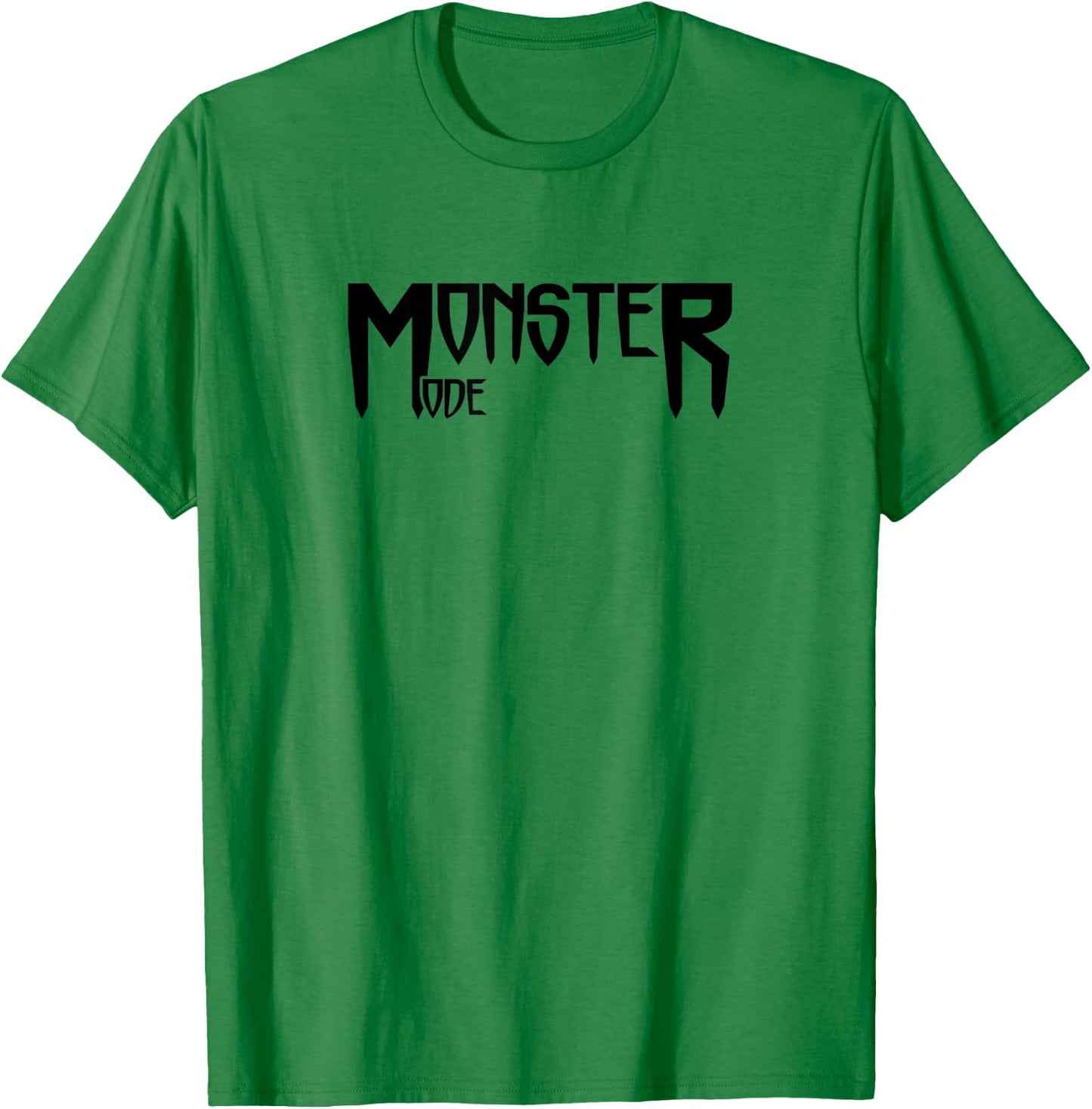 MONSTER MODE - Gym Fitness Workout Motivation Design E459 T-Shirt - T-Shirt | Irish Green