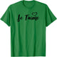Je T'aime Heart French T-Shirt - T-Shirt | Irish Green