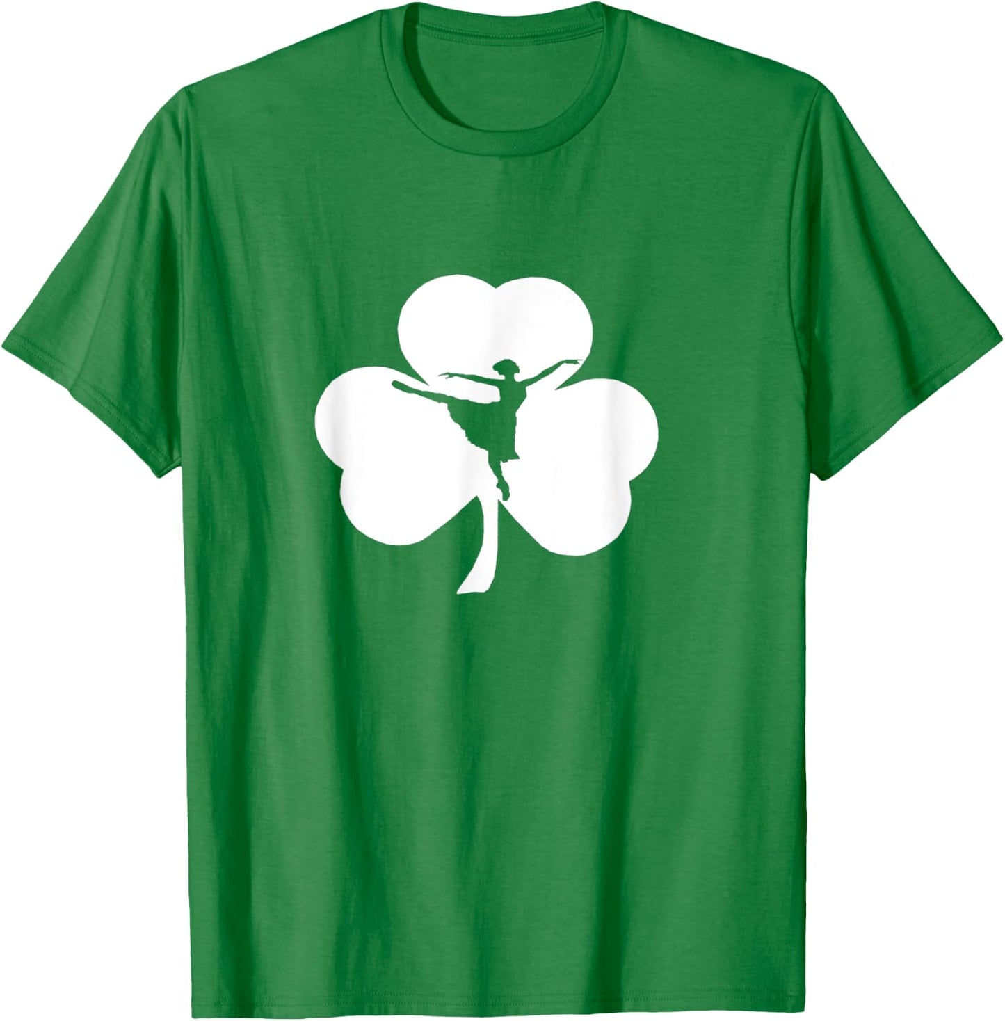 ballerina Irish Shamrock - Ballet St Patrick's Day T-Shirt - T-Shirt | Irish Green
