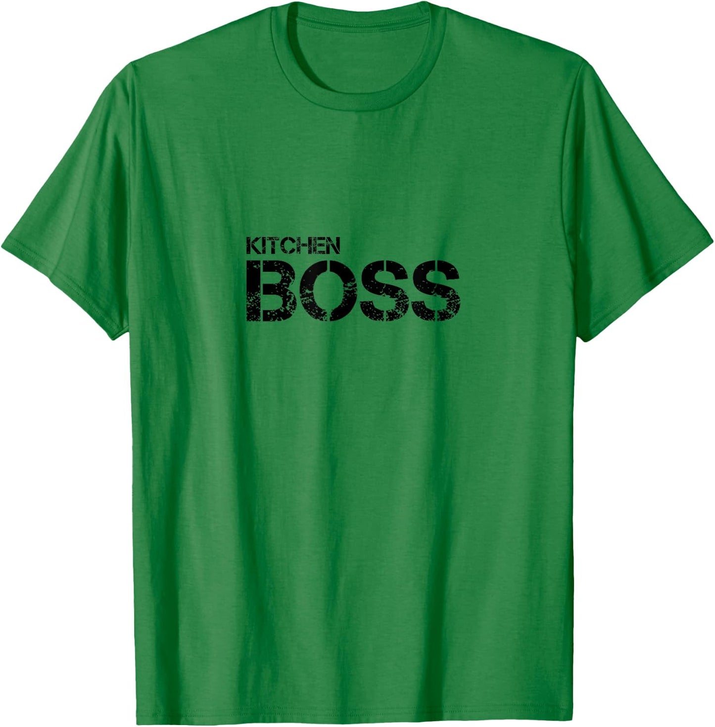 Kitchen Boss White Chef T-Shirt - T-Shirt | Irish Green