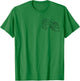 Plant Dad Plant Mom, Minimalist Monstera Deliciosa Line Art T-Shirt - T-Shirt | Irish Green