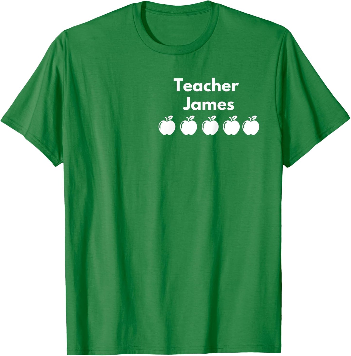 VIPKID | Teacher James| 5 Apple Review T-Shirt - T-Shirt | Irish Green