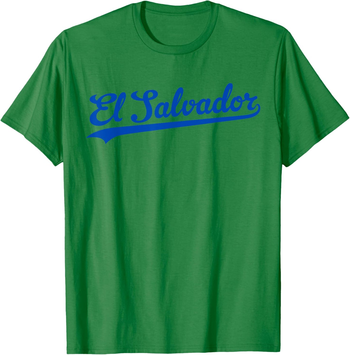 El Salvador Baseball Jersey Script Vintage Retro Style T-Shirt - T-Shirt | Irish Green