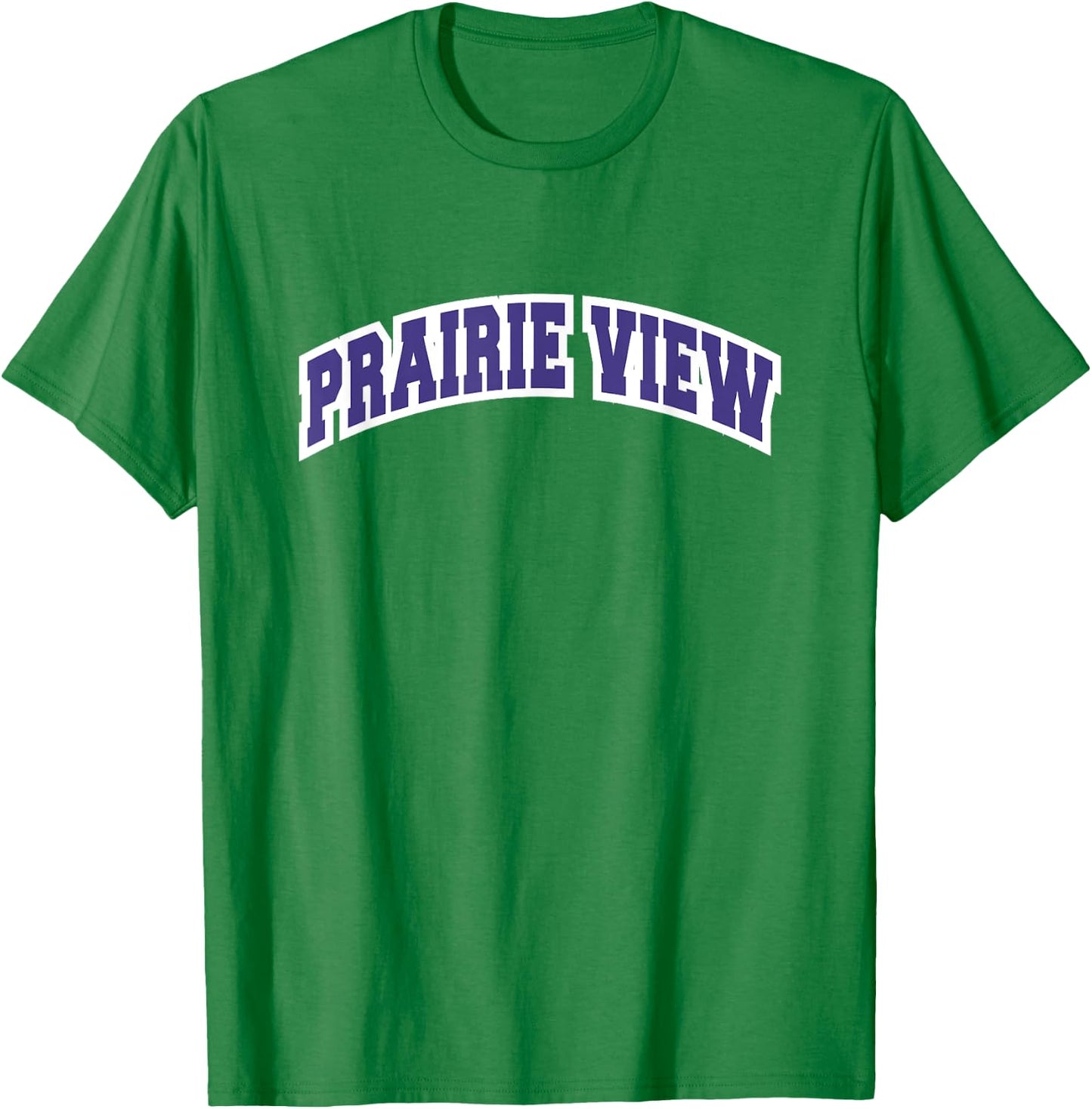 Prairie View Texas Classic Athletic Sports Grey T-Shirt - T-Shirt | Irish Green