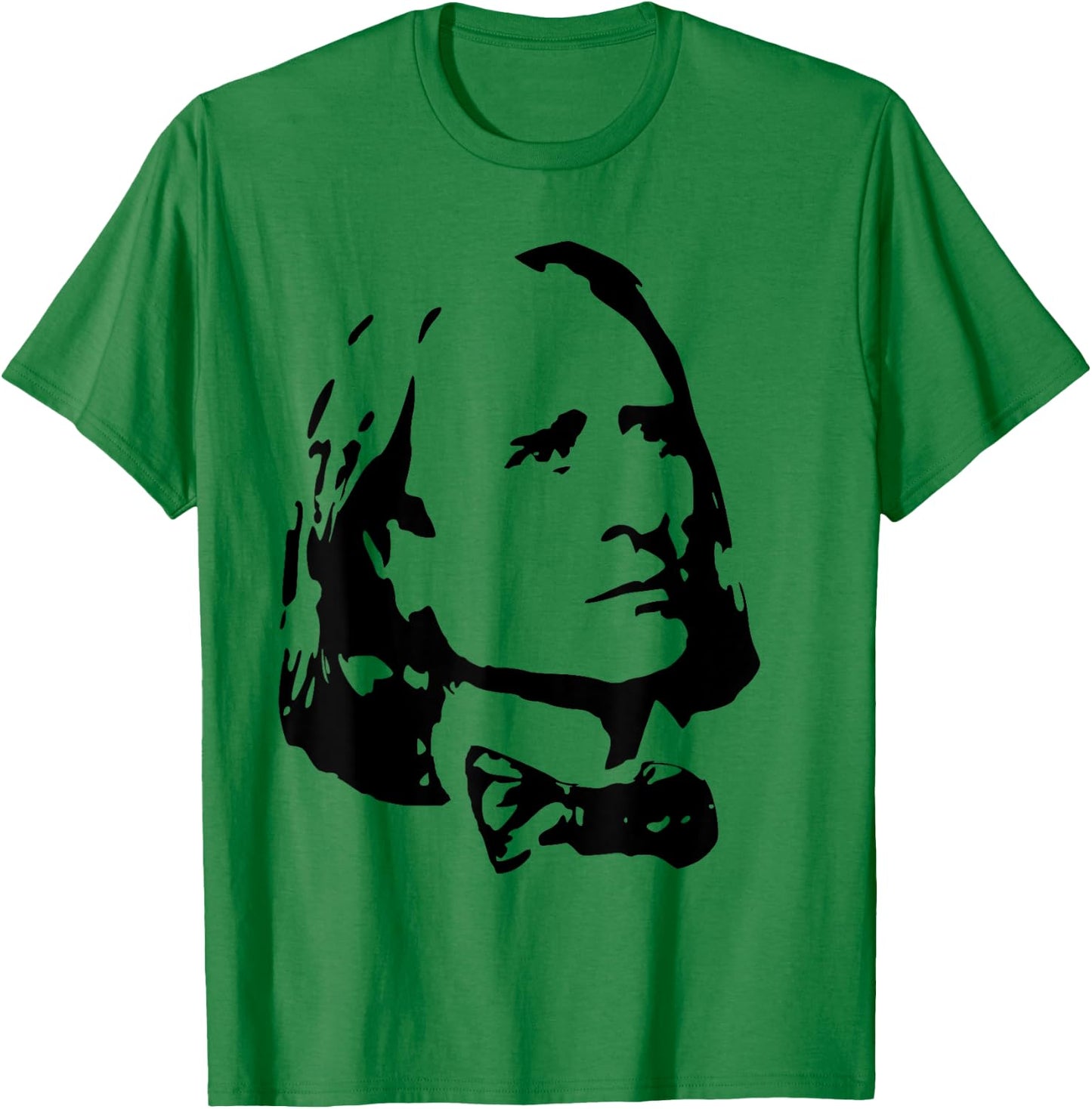Franz Liszt Classical Music Composer Retro Style Propaganda T-Shirt - T-Shirt | Irish Green