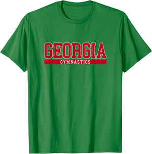 Georgia Gymnastics T-Shirt - T-Shirt | Irish Green