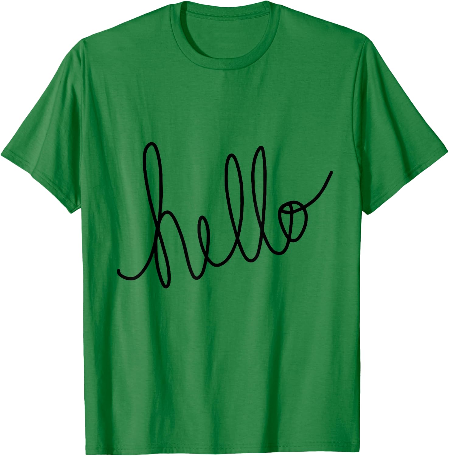 Hello T-Shirt - T-Shirt | Irish Green