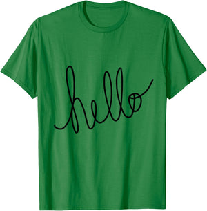 Hello T-Shirt - T-Shirt | Irish Green