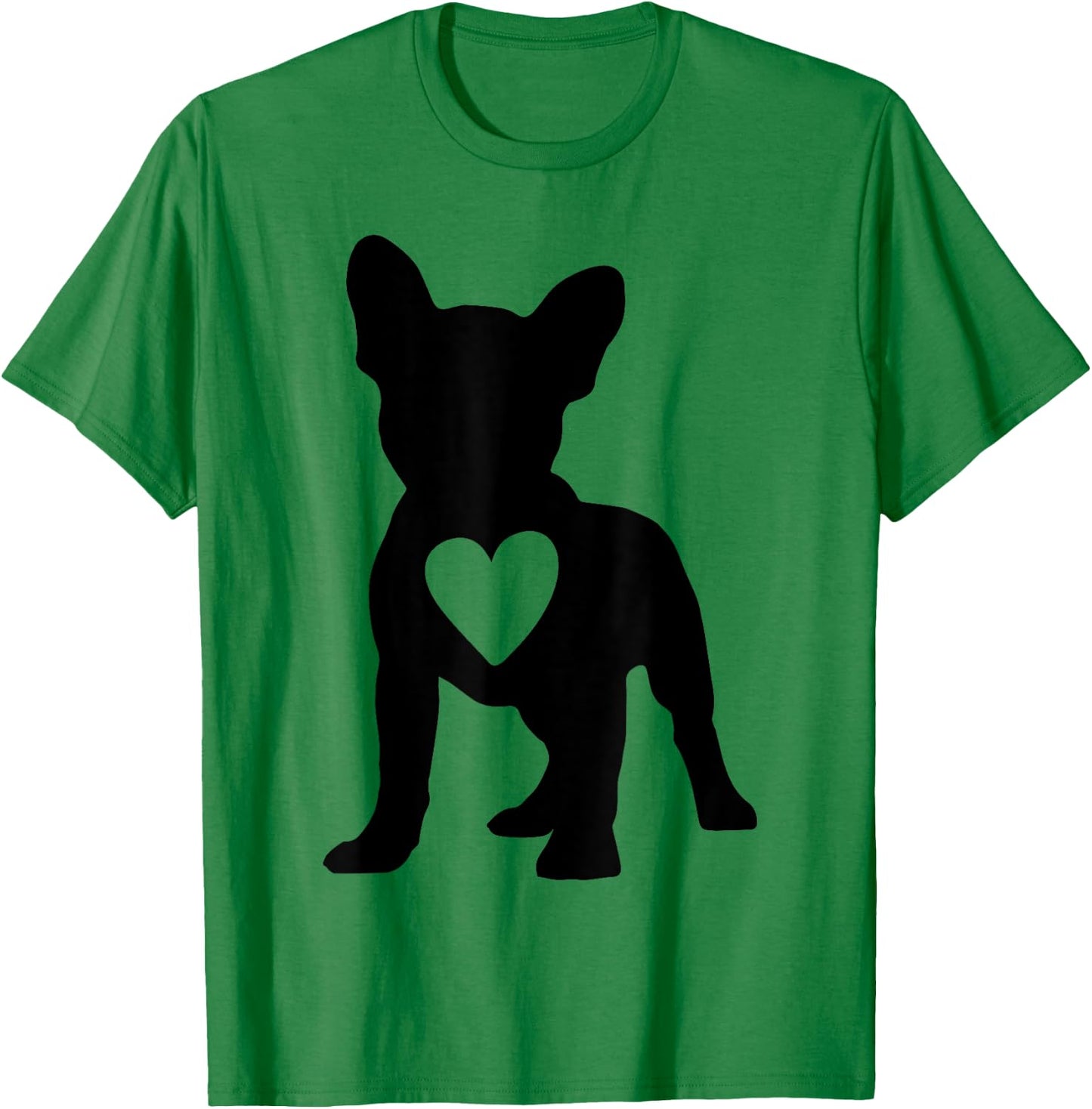 Love Frenchie Dogs Heart French Bulldog Dog Owner Men Women T-Shirt - T-Shirt | Irish Green