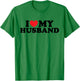 I Love My Husband shirt / I Heart My Husband T-Shirt - T-Shirt | Irish Green