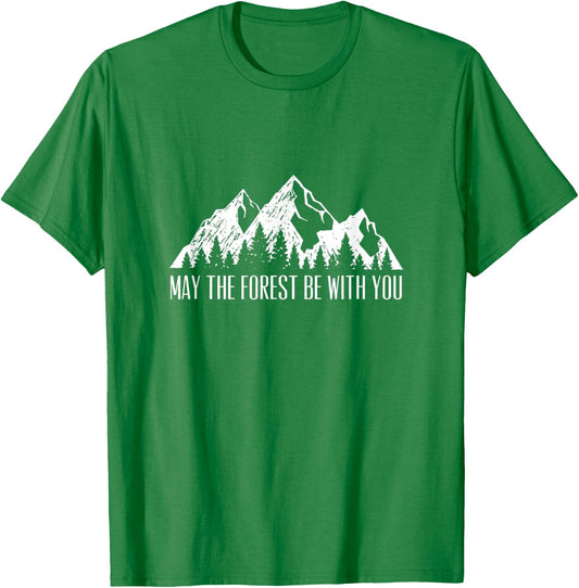 May The Forest Be with You T-Shirt - T-Shirt | Irish Green