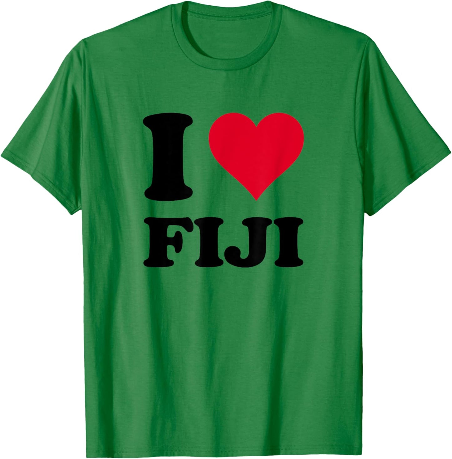 I Love Republic of Fiji T-Shirt - T-Shirt | Irish Green