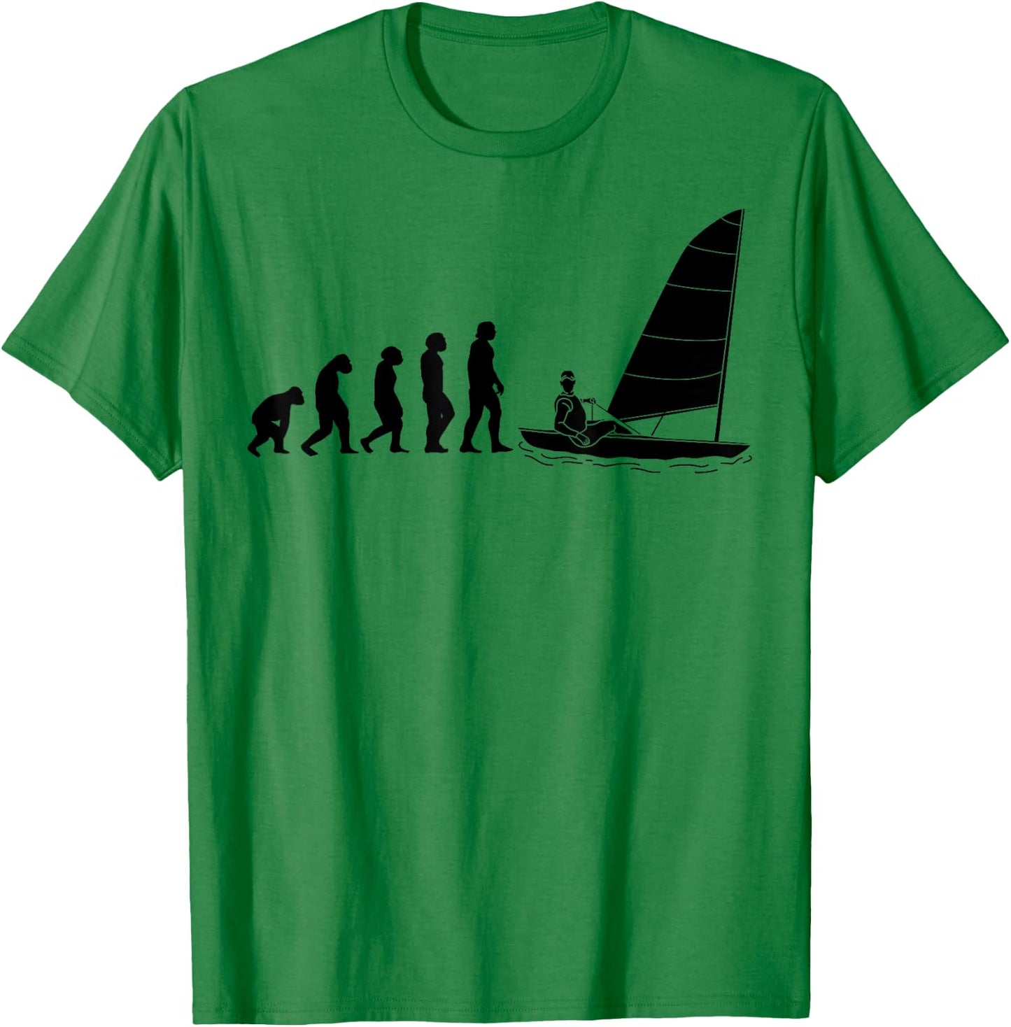 Sailing sailinger EVOLUTION sailing Sail boats sailing T-Shirt - T-Shirt | Irish Green