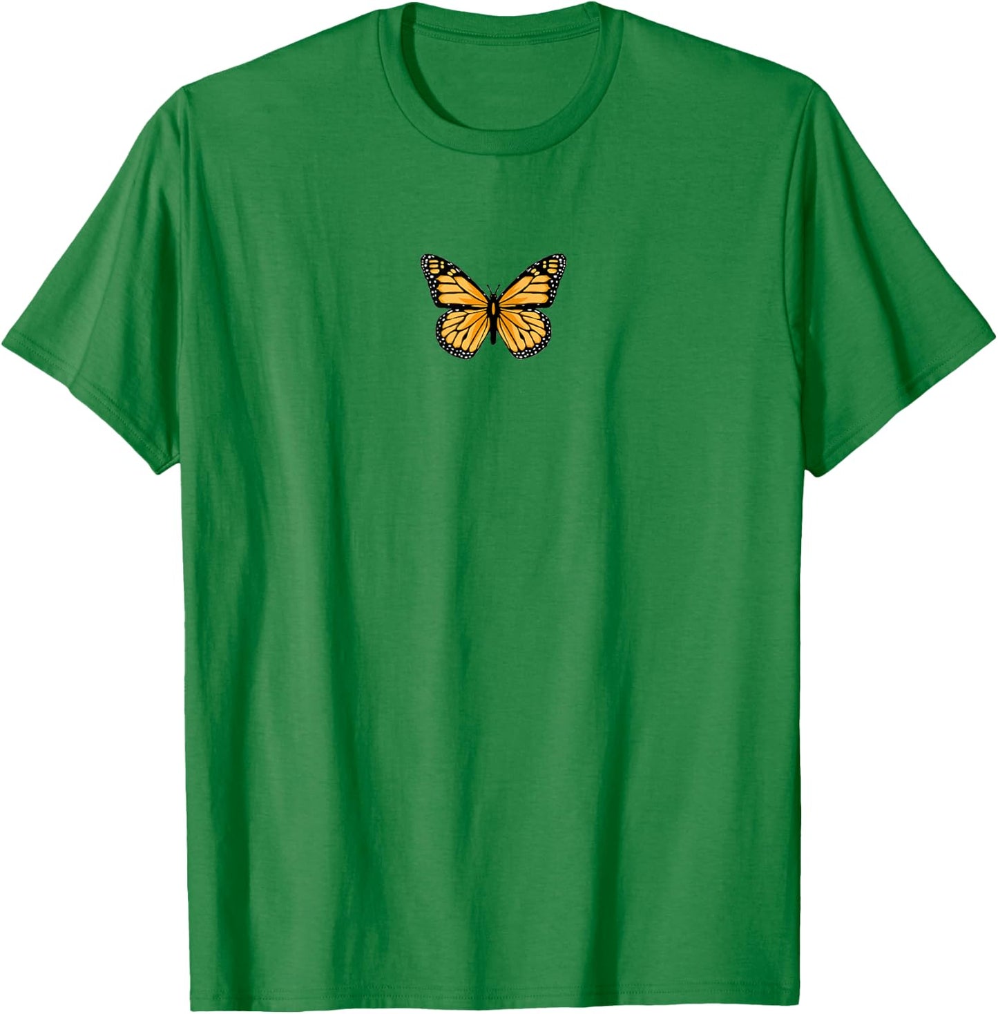 Classic Black and Orange Monarch Butterfly Icon T-Shirt - T-Shirt | Irish Green