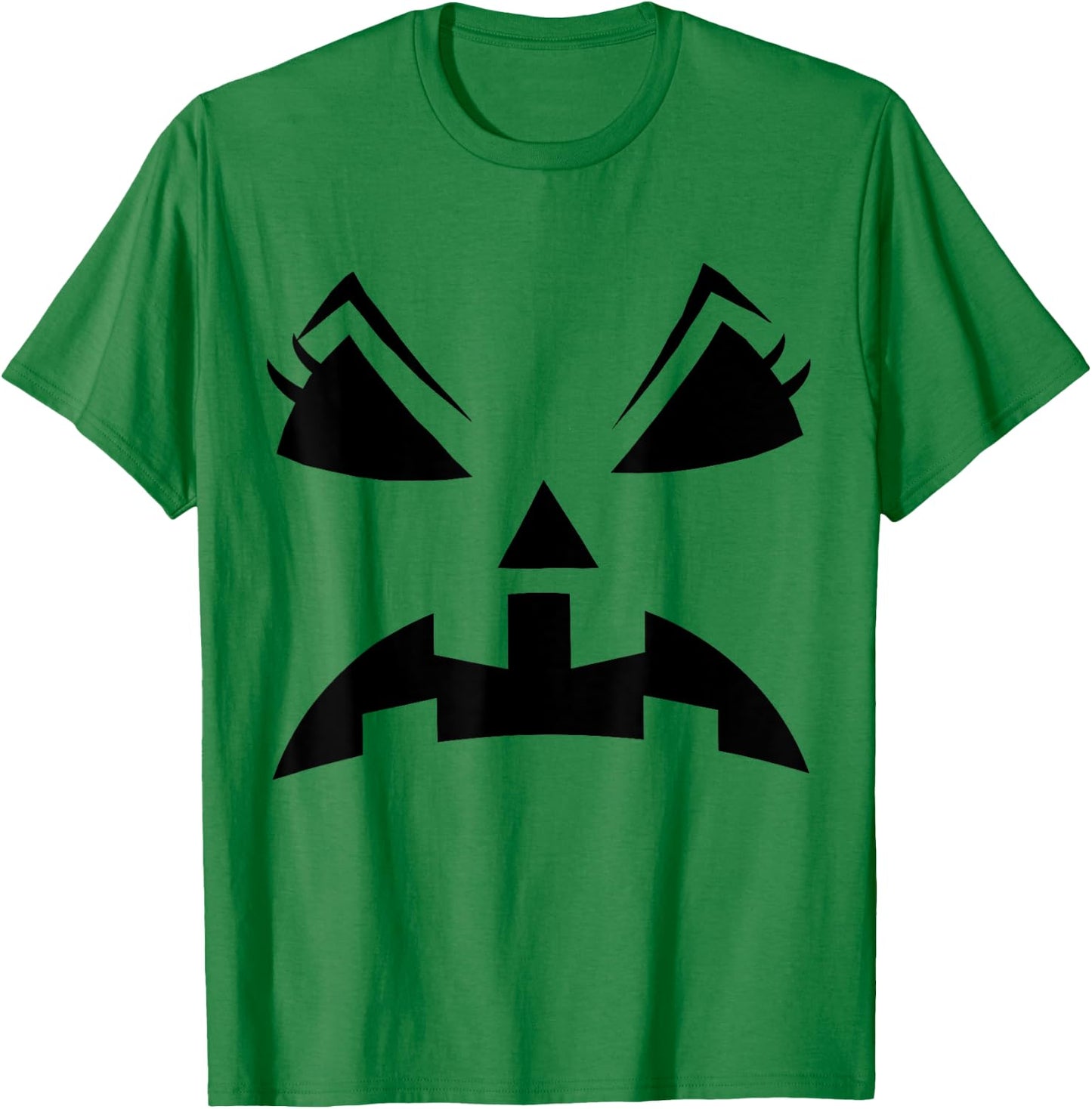 Halloween Pumpkin Face Pumpkin Costume Men Kids T-Shirt - T-Shirt | Irish Green