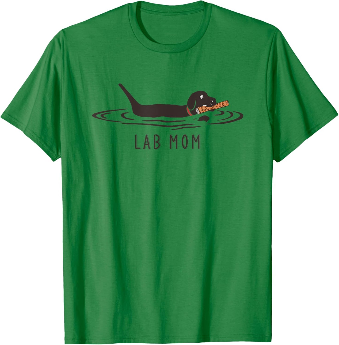 Lab Mom Labrador Retriever Dog Owner Mother T-Shirt - T-Shirt | Irish Green