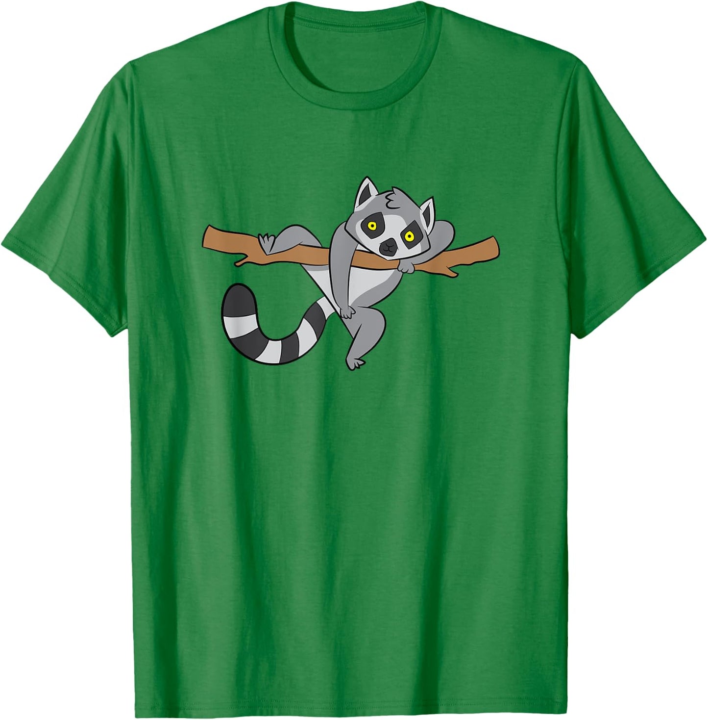 Funny Lemur Animal Kids Lemurs T-Shirt - T-Shirt | Irish Green