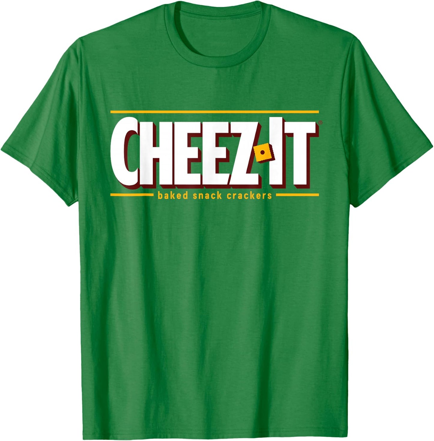 Kellogg's Cheez-It Logo , Men's Exercise and Fitness, , Short Sleeve, Red, X-Small T-Shirt - T-Shirt | Irish Green