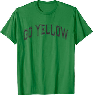 GO Yellow Team Summer Camp Competition Color Event War Game T-Shirt - T-Shirt | Irish Green